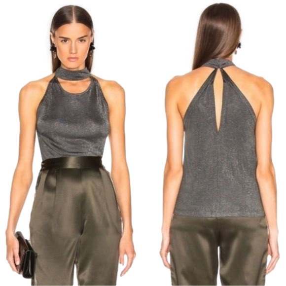 Fleur du Mal Tops - Fleur du Mal Strapless Shimmery Top- Size S